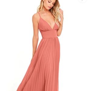 Depths of my Love Terra Cotta Maxi Dress